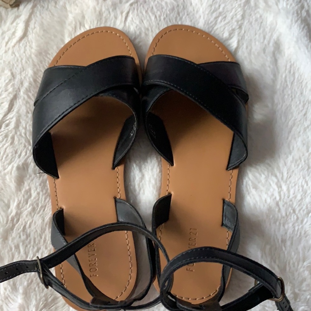 Black Forever 21 sandals